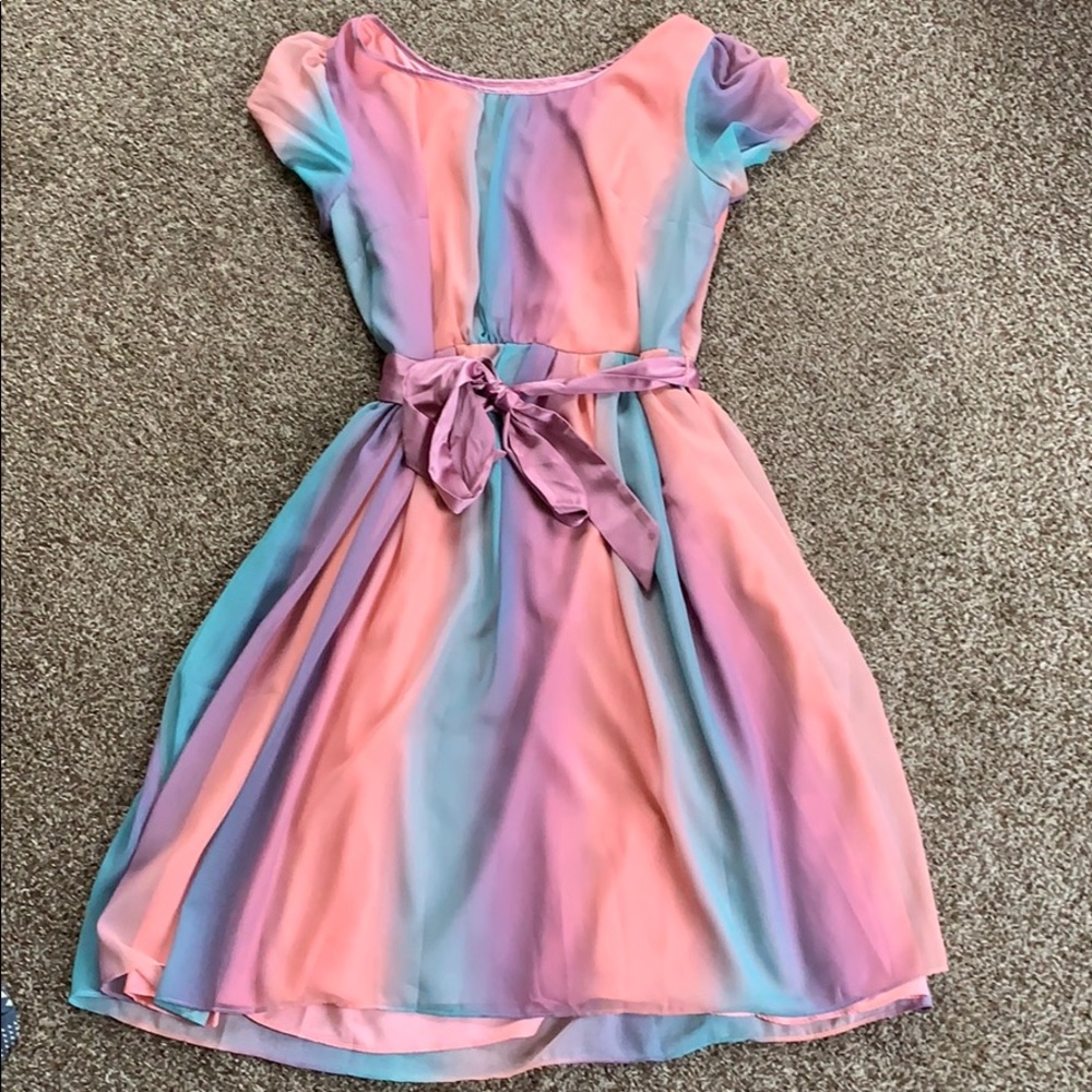 Rainbow dress